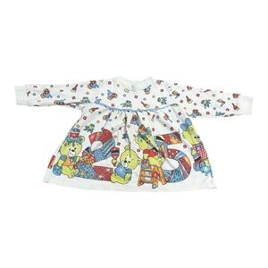 Vintage 80s Bears Painting Long Sleeve Toddler Sweatshirt